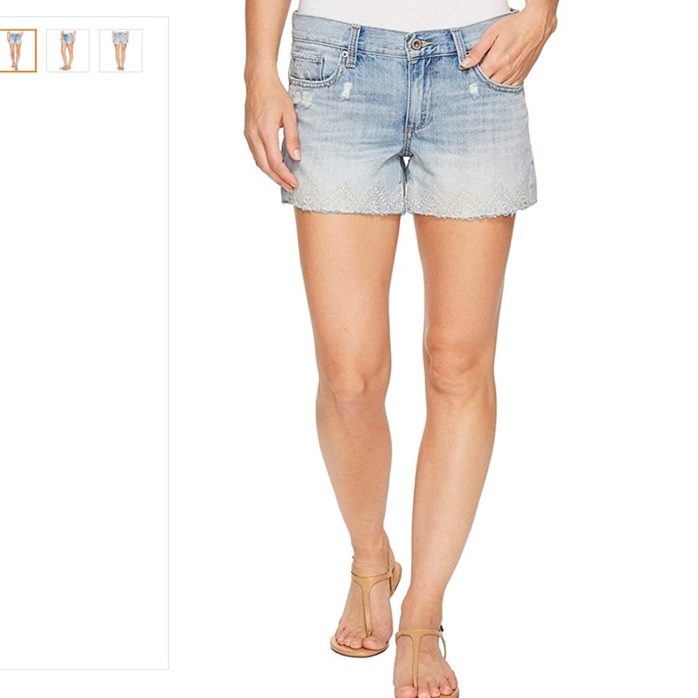 Lucky Brand embroidered shorts size 0 / 25